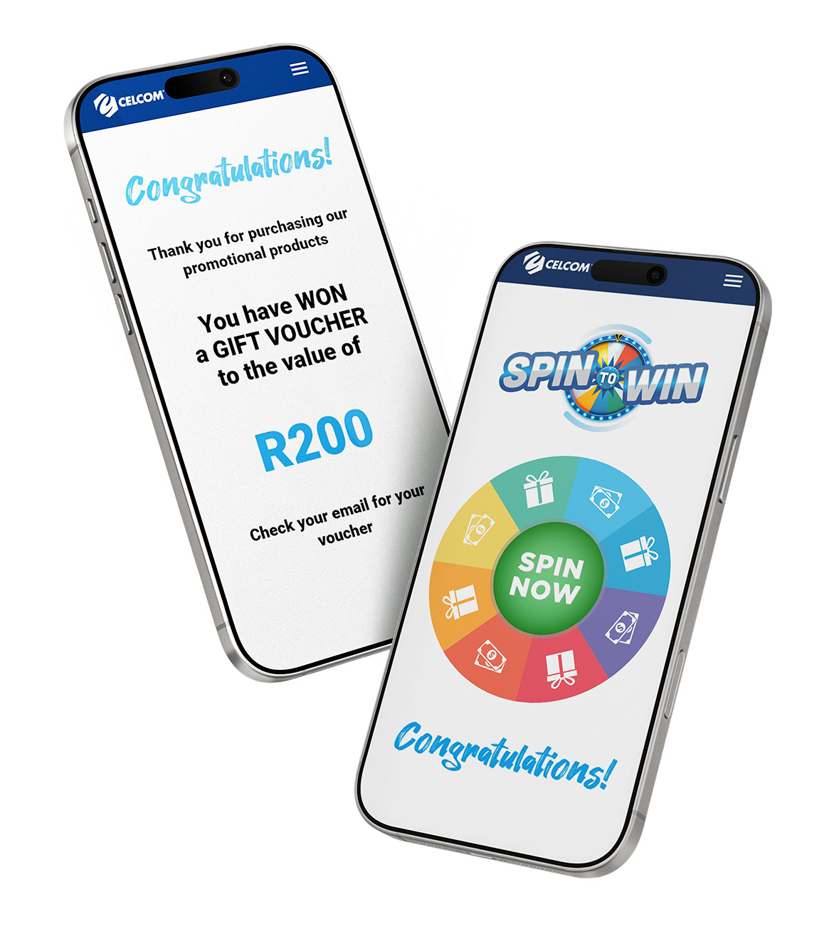 Celcom Rewards Mockup_2phones_instant rewards